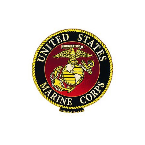 Shop United States Marine Corps Logo Magnet - On Sale - Free Shipping ...