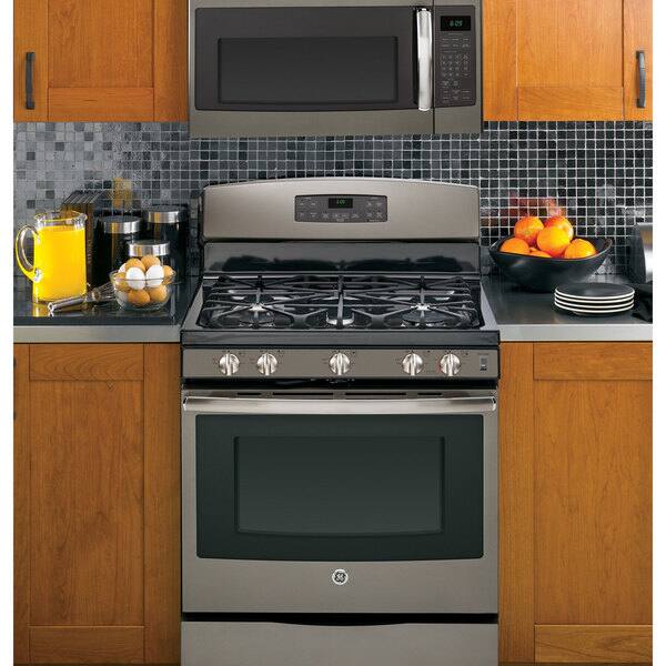 Shop Ge Slate Over The Range Microwave Oven Free Shipping Today
