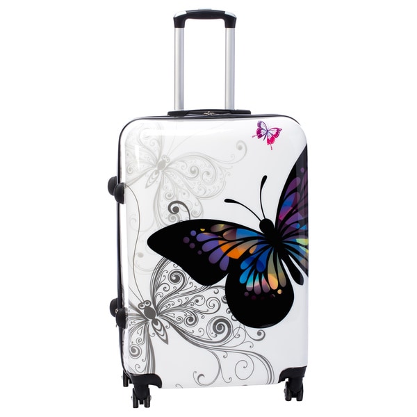 butterfly suitcase