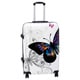 preview thumbnail 14 of 12, Butterfly 4-piece Hardside Spinner Luggage Set with TSA Lock