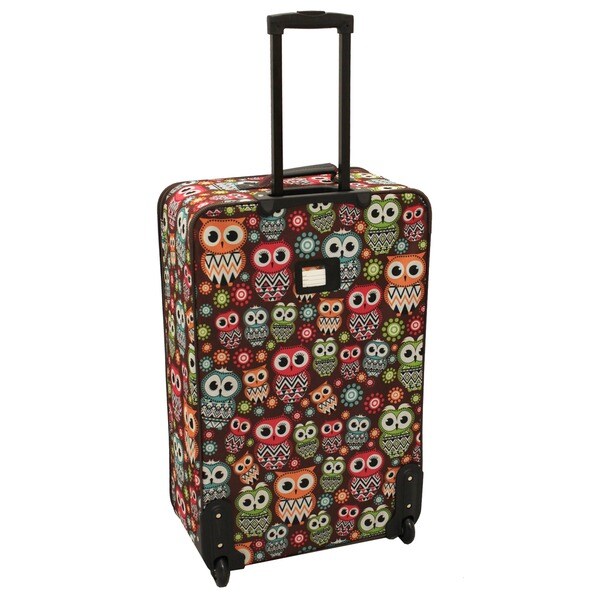 owl suitcase set