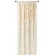 Silver Orchid Turpin Single Window Curtain Panel - 54"W x 84"L - Ivory