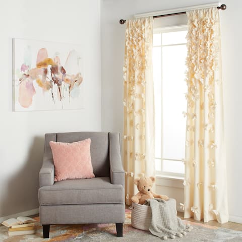 Silver Orchid Turpin Single Window Curtain Panel