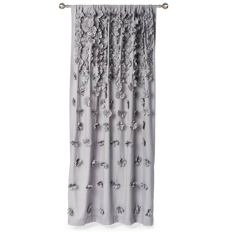 Silver Orchid Turpin Single Window Curtain Panel