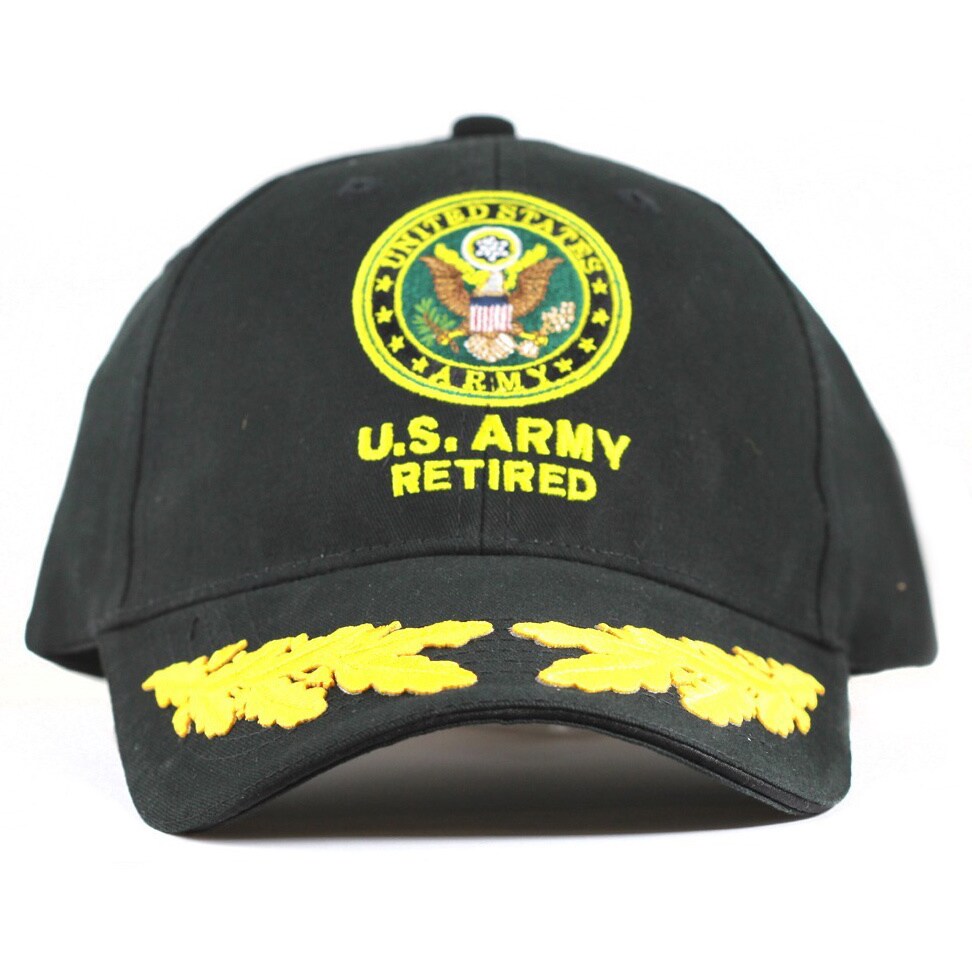 retired army baseball caps