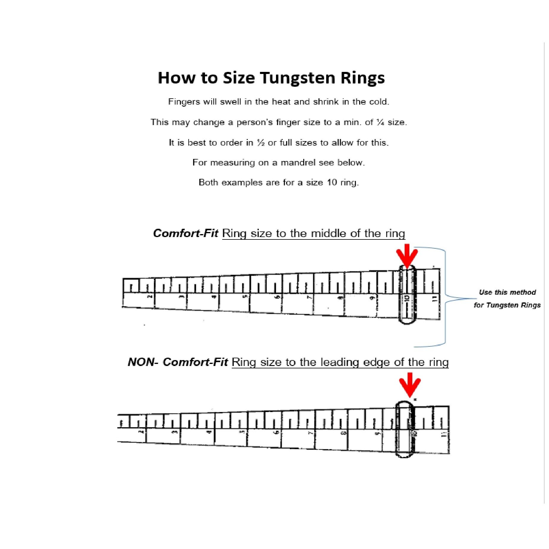 Shop Cambridge White Tungsten Carbide Beveled Edge Comfort Fit