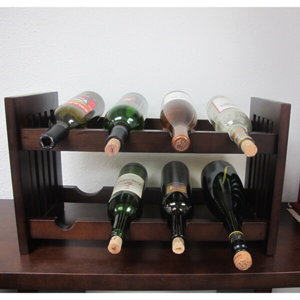 Handmade wooden best sale wine rack