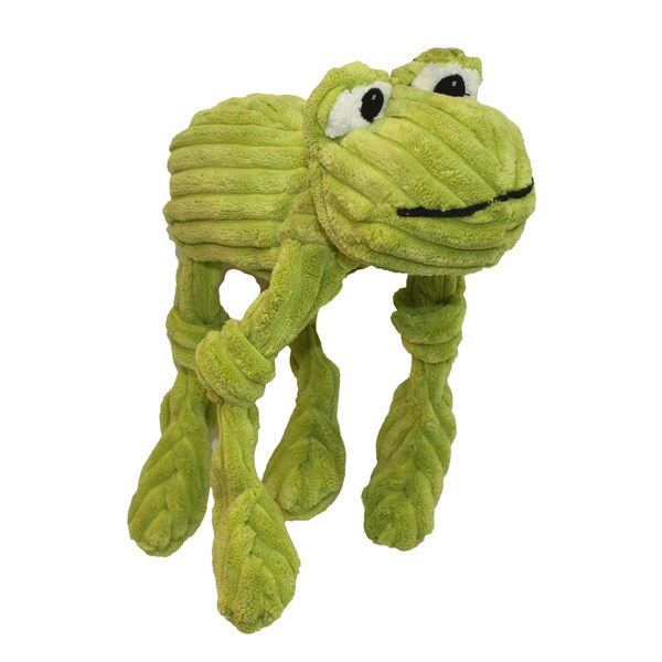 stuffed frog dog toy