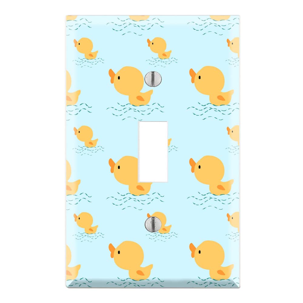 Yellow Duck Decorative Wall Plate Cover
