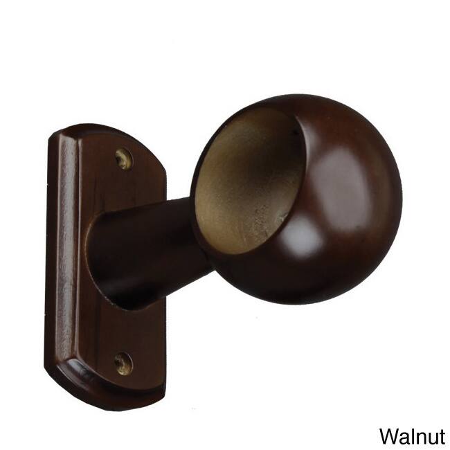 Urban Dwellings Moda Wall Bracket Pair for 2-inch Curtain Rods