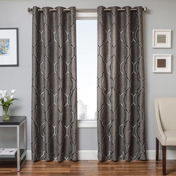 slide 2 of 8, Softline Trenton Grommet Top Curtain Panel