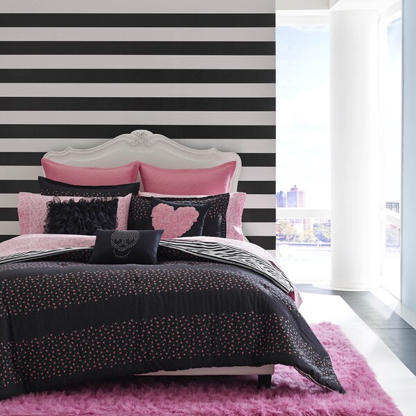 Betsey Johnson Punk Princess Cotton 3-piece Comforter Set