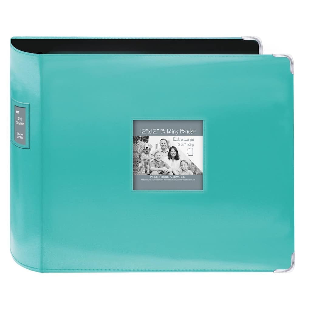 Pioneer Jumbo 3-ring Bright Blue Scrapbook Binder with Bonus Refill Pack (12x12)