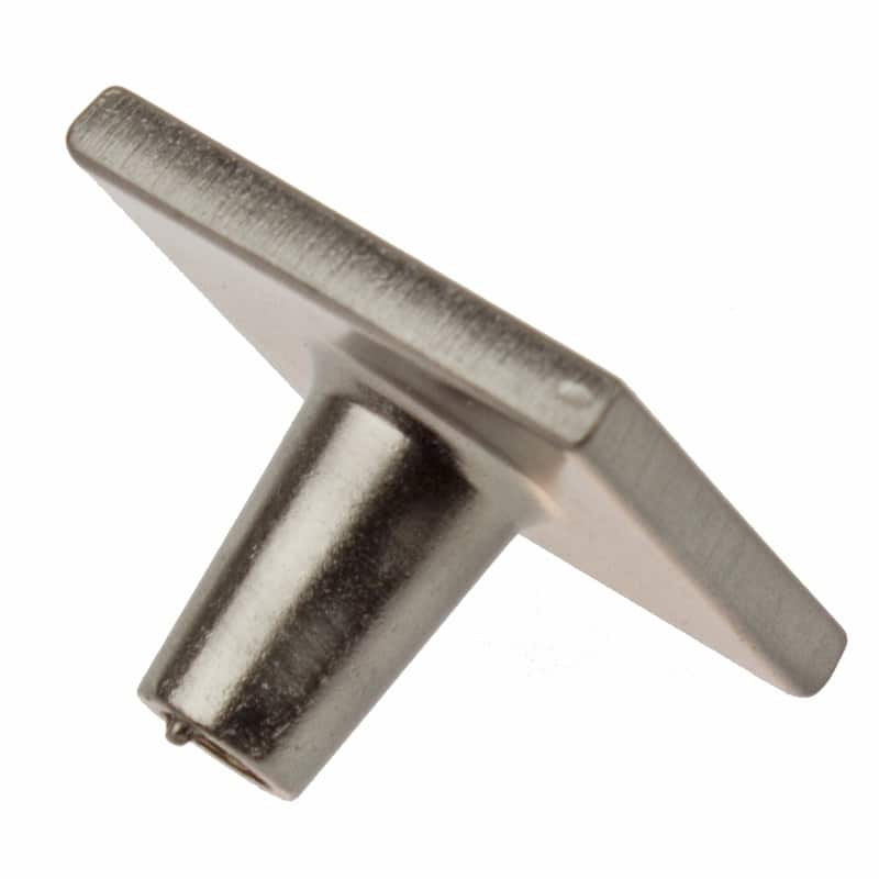GlideRite 1.25-inch Craftsman Series Satin Nickel Square Cabinet Knobs (Pack of 10)