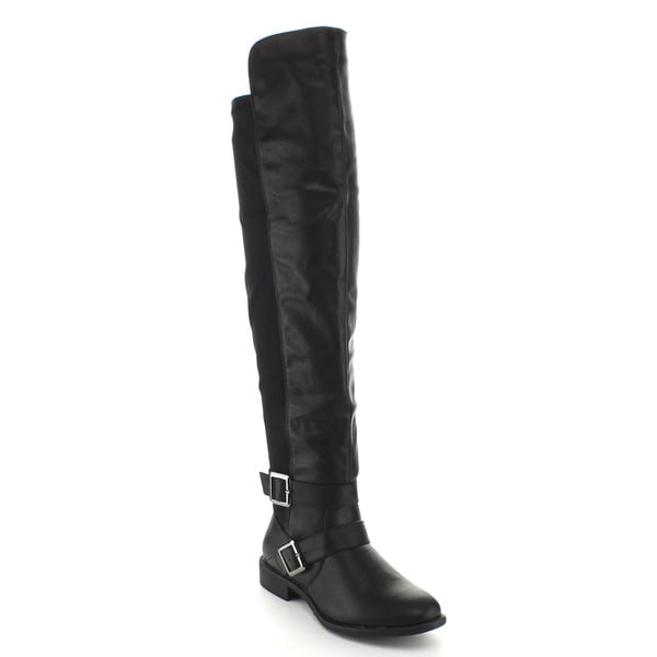 Top Moda Womens Polly 7 Knee high Riding Boots