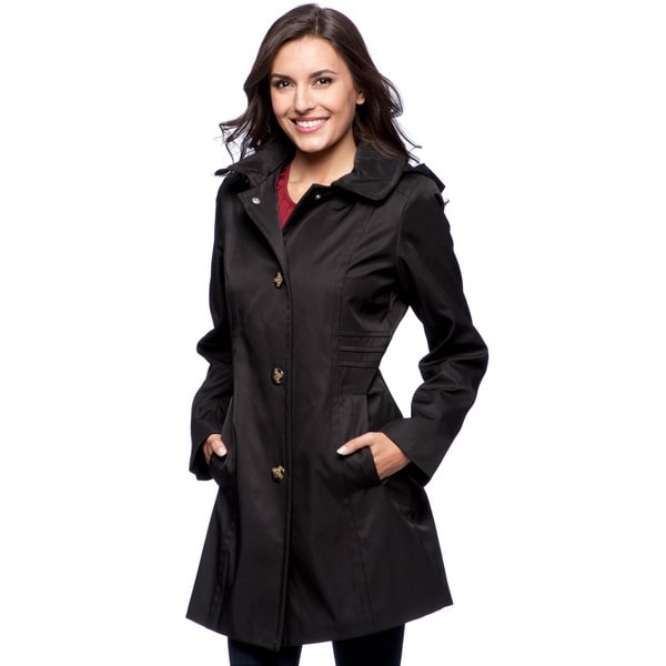 Shop Anne Klein Women's Hooded Walker Jacket - Free Shipping On Orders ...