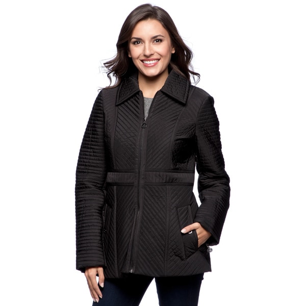 anne klein quilted coat