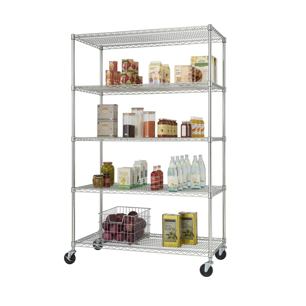 TRINITY BASICS® EcoStorage® 2-Tier | Can Organizer Rack | 2-Pack | Chrome