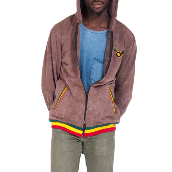 rasta tie dye hoodie