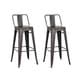 Carbon Loft Ruska Black Bar 29-inch Bar Stool (Set of 2) - Thumbnail 0