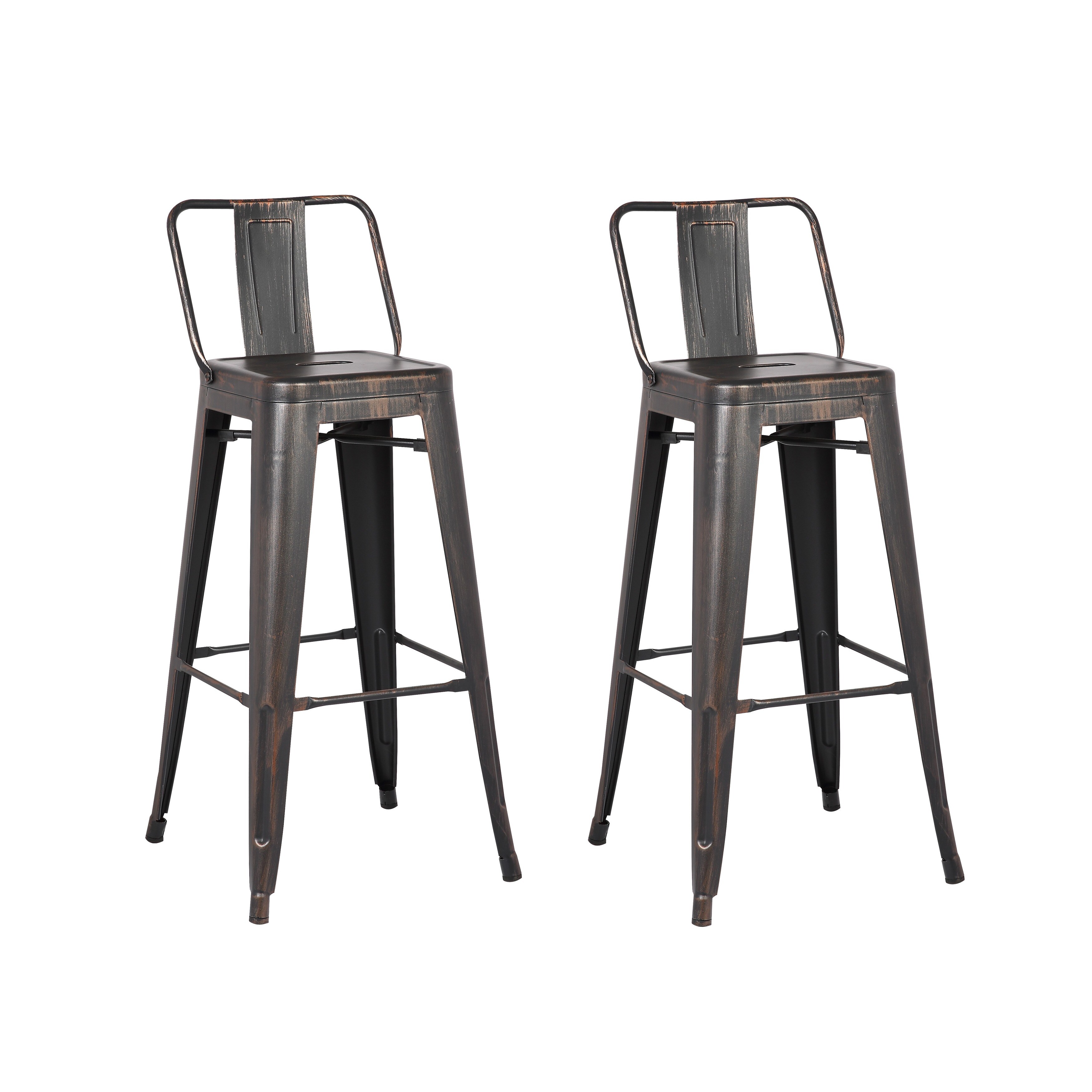 metal bar stools 24 inch set of 2