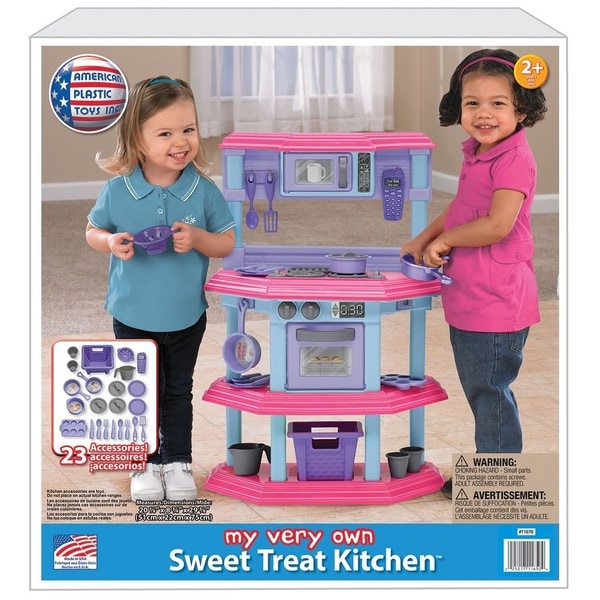 plastic toy kitchen set
