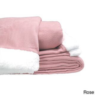 Sherpa Trim Microfleece Sheet Set