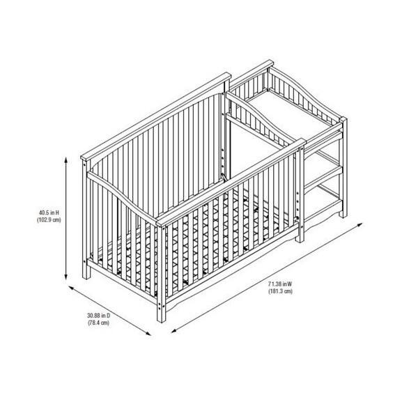 Baby Relax Bailey Crib and Changer Combo Bed Bath & Beyond 9495764