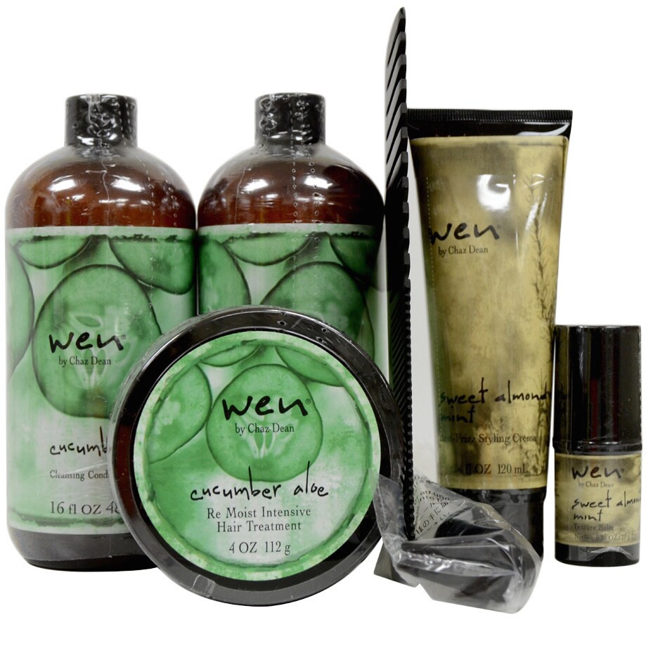 Shop Wen Cucumber Aloe Healthy Hair Care 5 Piece Kit Free