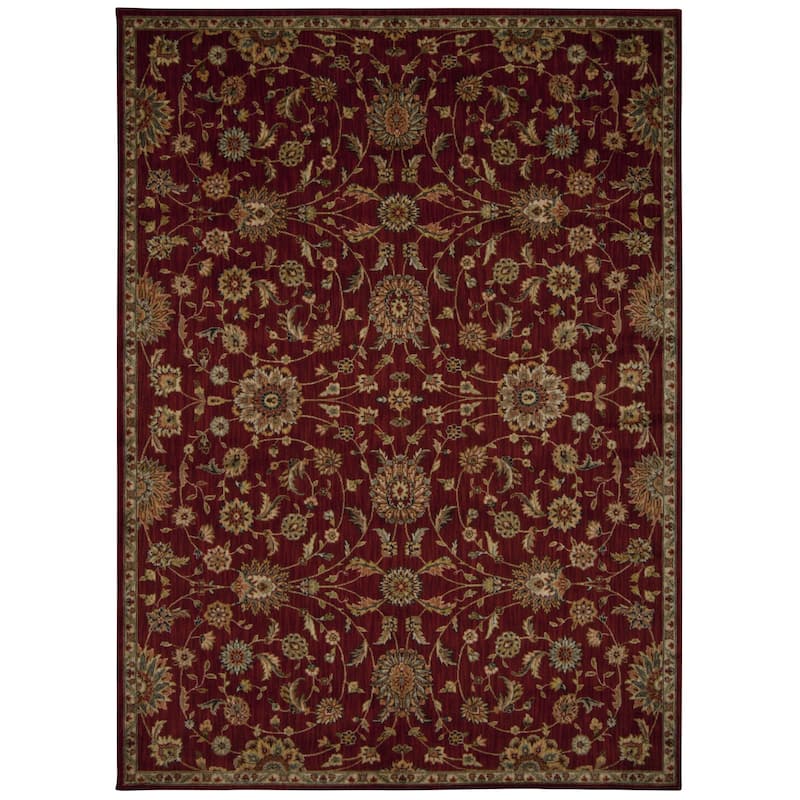 Ancient Times Area Rug - 3' 9" x 5' 9" - Red