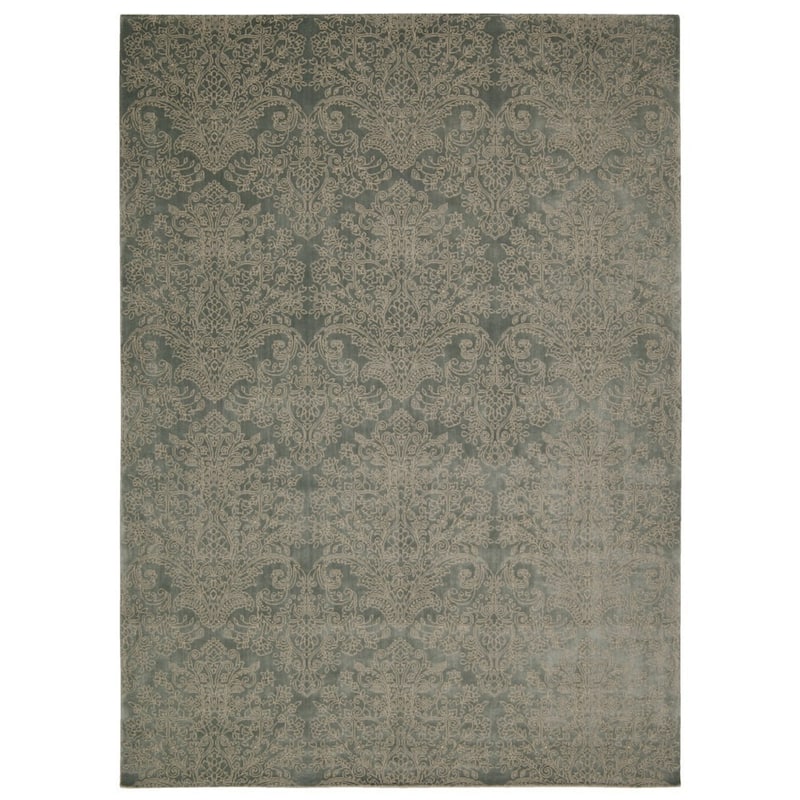 Nourison Ma02 Platine MA202 Area Rug - 9'3" x 12'9" - Blue - Rectangle