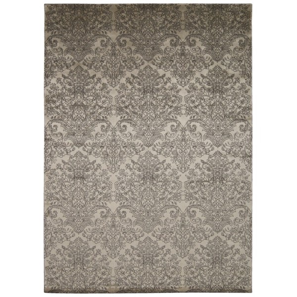 Nourison Michael Amini Platine Ecru Rug (76 x 106)  