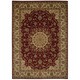 preview thumbnail 1 of 18, Ancient Times Area Rug 3'9" x 5'9" - Red