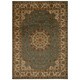 preview thumbnail 2 of 18, Ancient Times Area Rug 3'9" x 5'9" - Teal