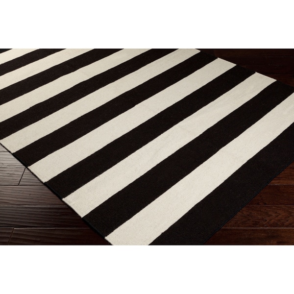 Antibes Flatweave Striped Accent Area Rug