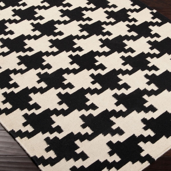 Annemasse Flatweave Houndstooth Accent Rug (2' x 3')