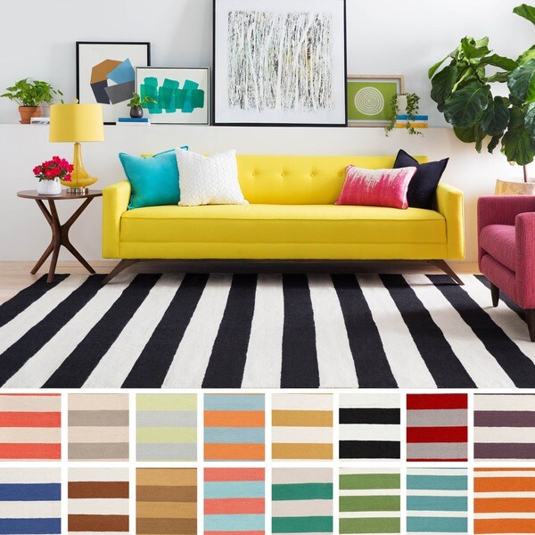 Joseph Flatweave Striped Area Rug (8' x 11')