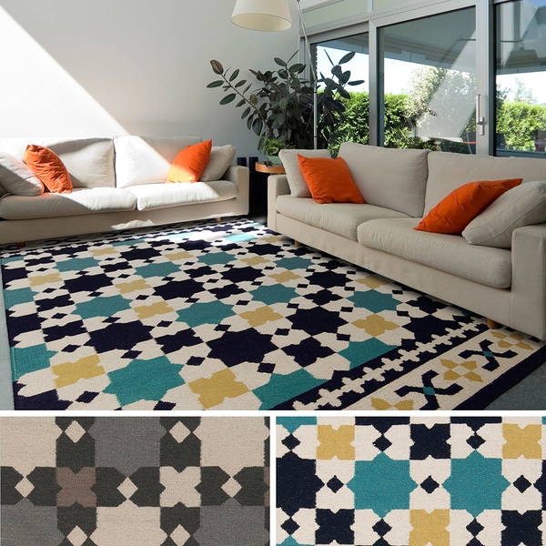 Scottsdale Flatweave Geometric Area Rug (8 x 11)