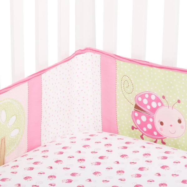 Shop Summer Infant Swaddleme Lady Bug Garden 4 Piece Crib Bedding