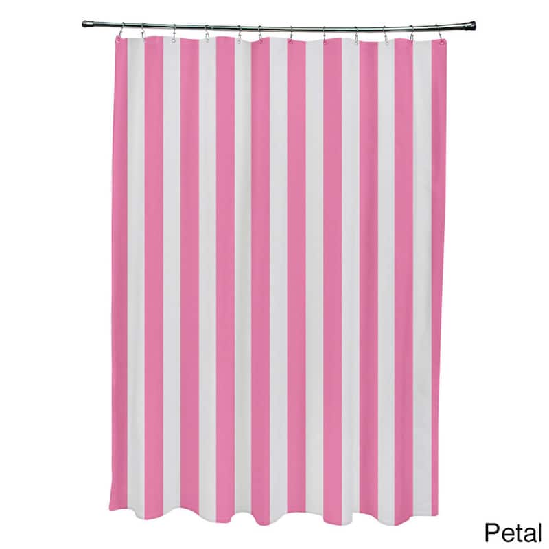 71 x 74-inch Striped Shower Curtain