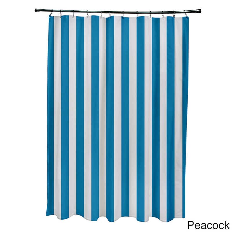 71 x 74-inch Striped Shower Curtain