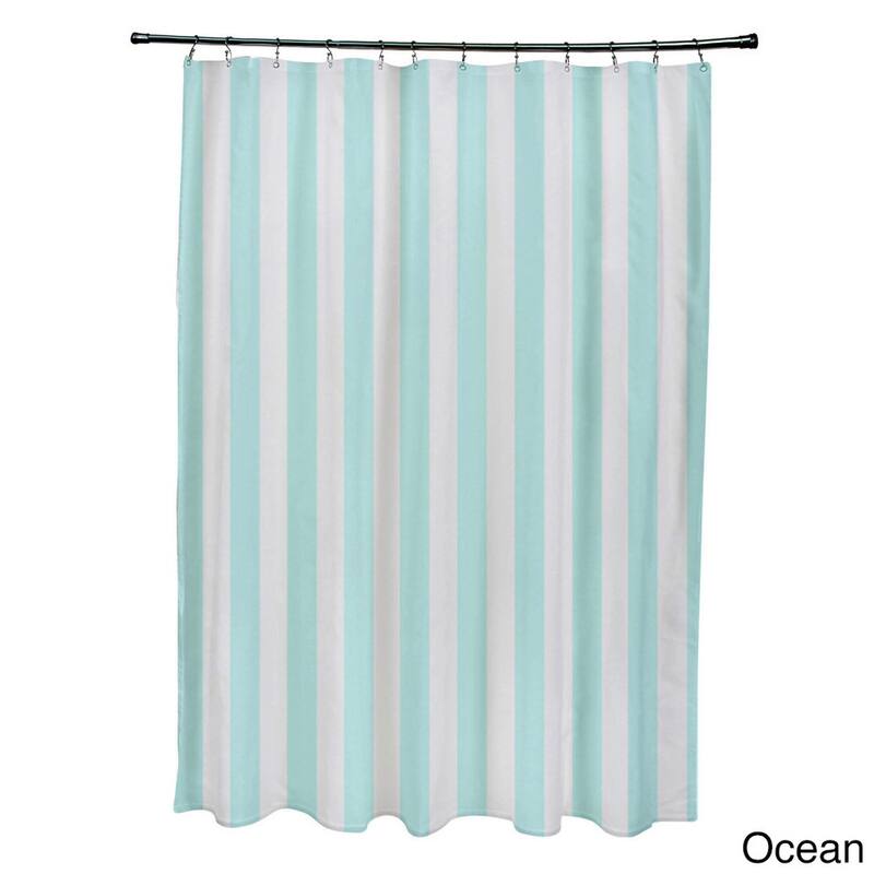 71 x 74-inch Striped Shower Curtain