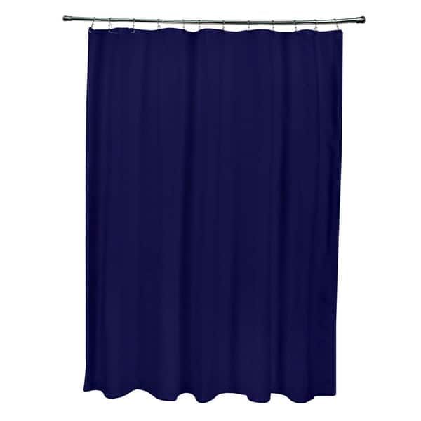 71 x 74inch Spring Navy Solid Shower Curtain Bed Bath & Beyond 9498277
