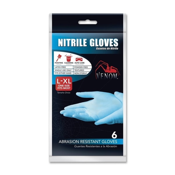 Shop Medline Venom Disposable Nitrile Gloves (Pack of 6) - Overstock - 9498721