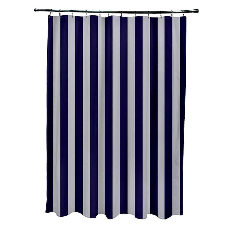 71 x 74-inch Rain Striped Shower Curtain