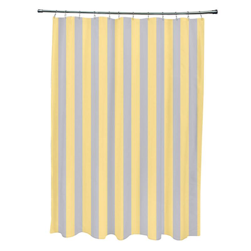 71 x 74-inch Rain Striped Shower Curtain
