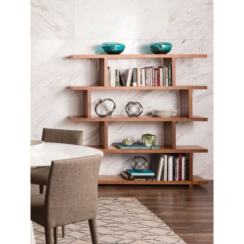 Aurelle Home Kamma Large Modern Storage Bookshelf