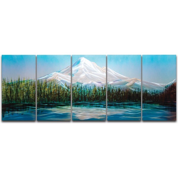 Mt Hood' XL Metal Wall Art - Overstock - 9499406