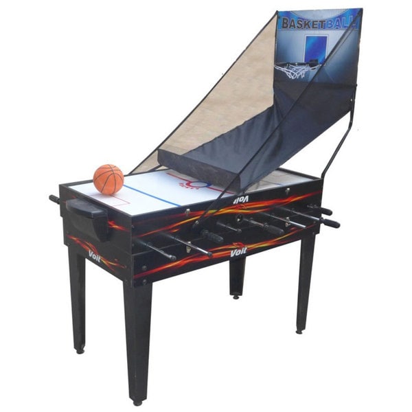 Shop Voit 48 4 in 1 Table  Game Foosball Air  Hockey  Pool  