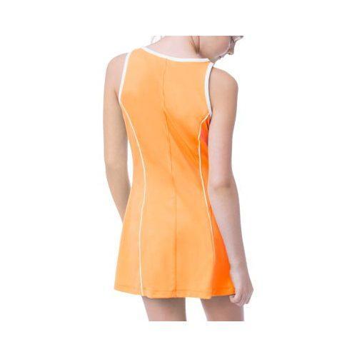 orange fila dress